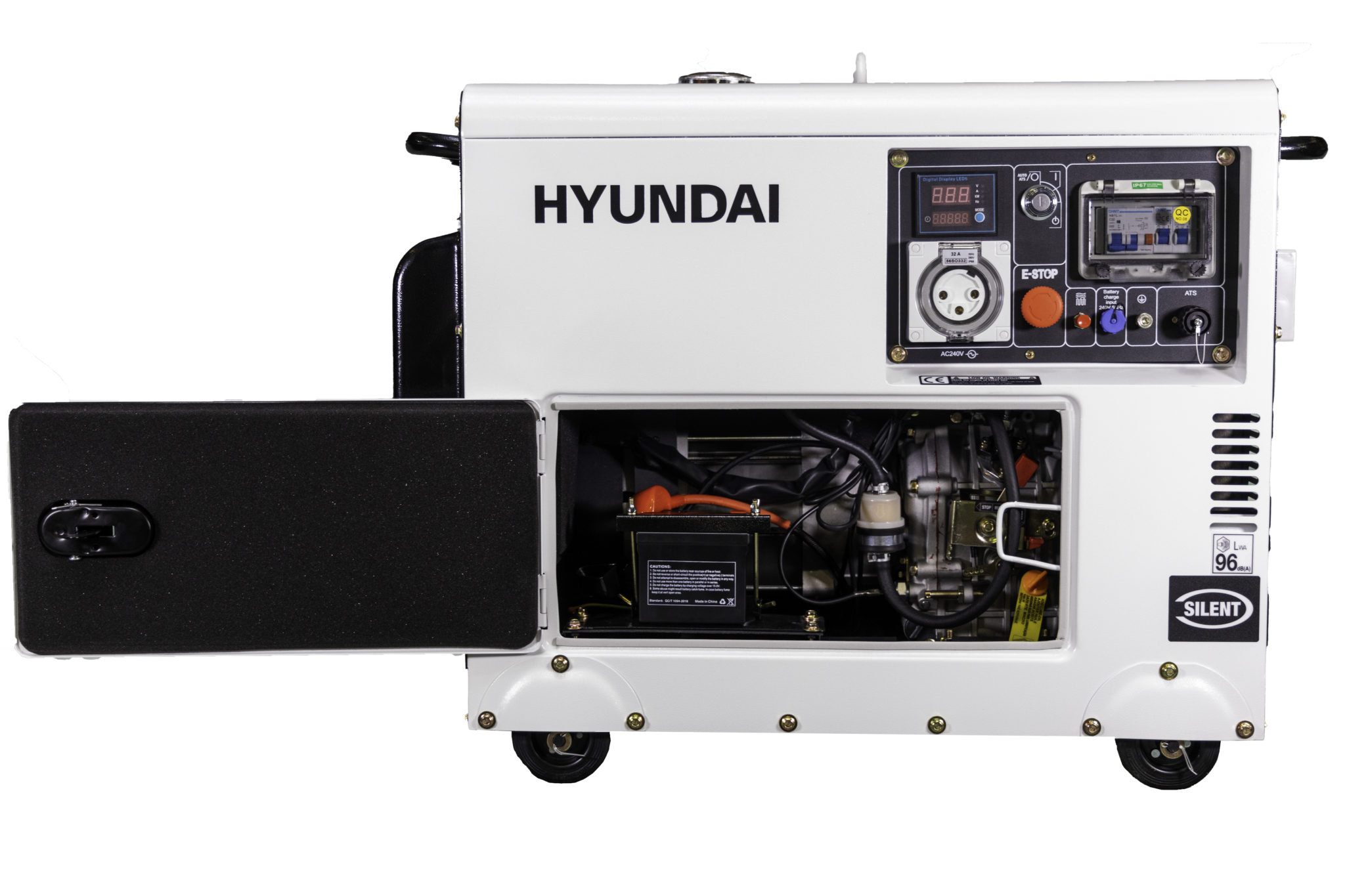 6.5kVA Hyundai Diesel Generator DHY6000SE Genelite