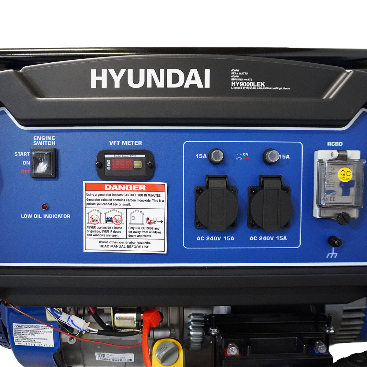 8kVA Hyundai HY9000LEK