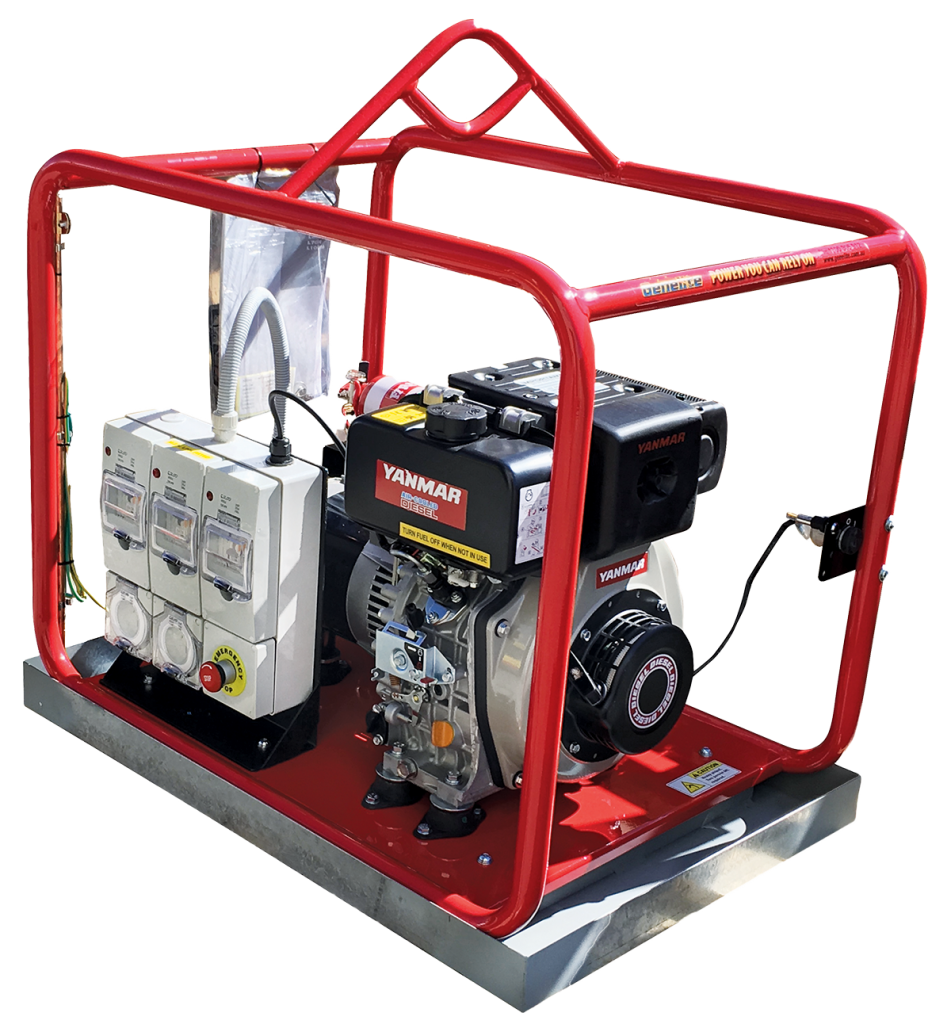 Genelite Yanmar Powered GYD3500E - Mine Spec - front angle 3