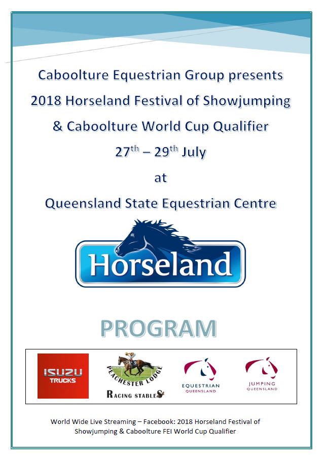 Genelite sponsoring show jumping event july 2018