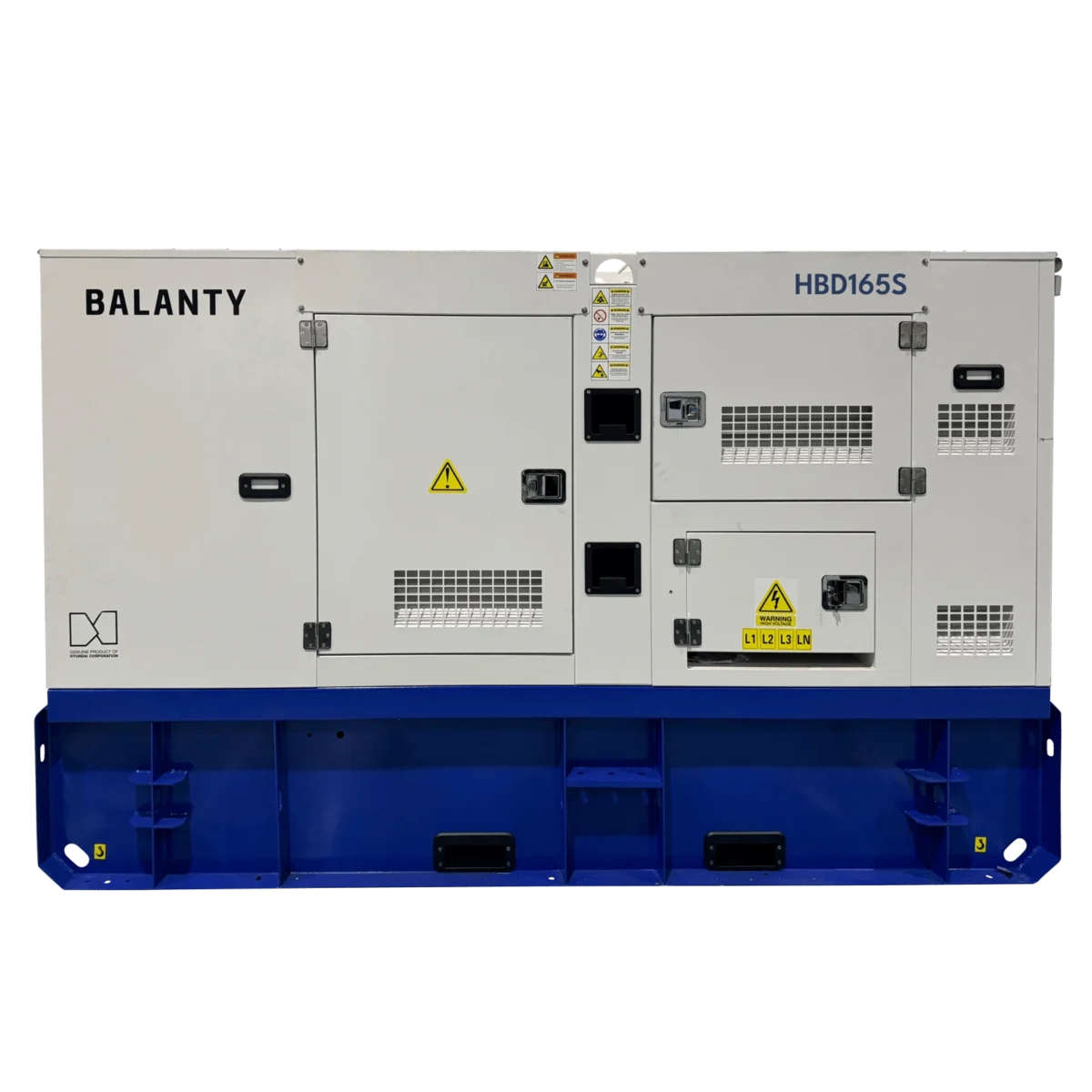 165kVA HBD165S Hyundai Corporation