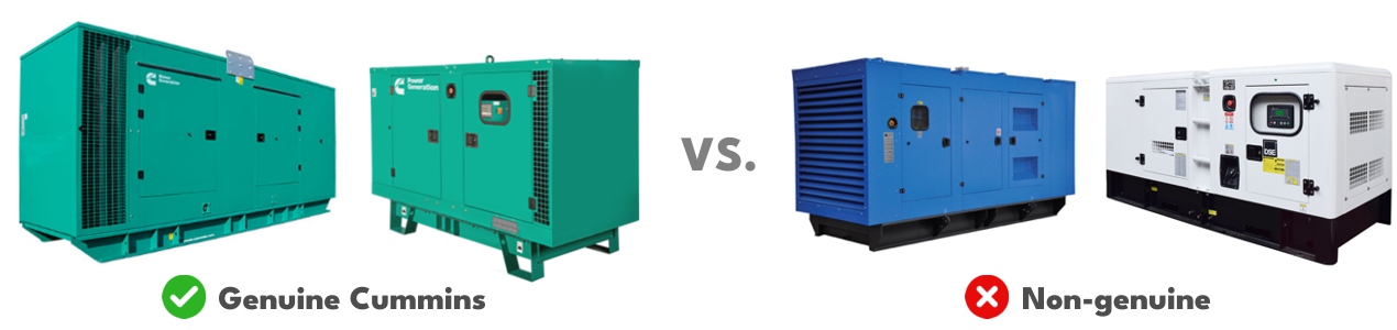 Genuine vs Non-genuine Cummins Generators