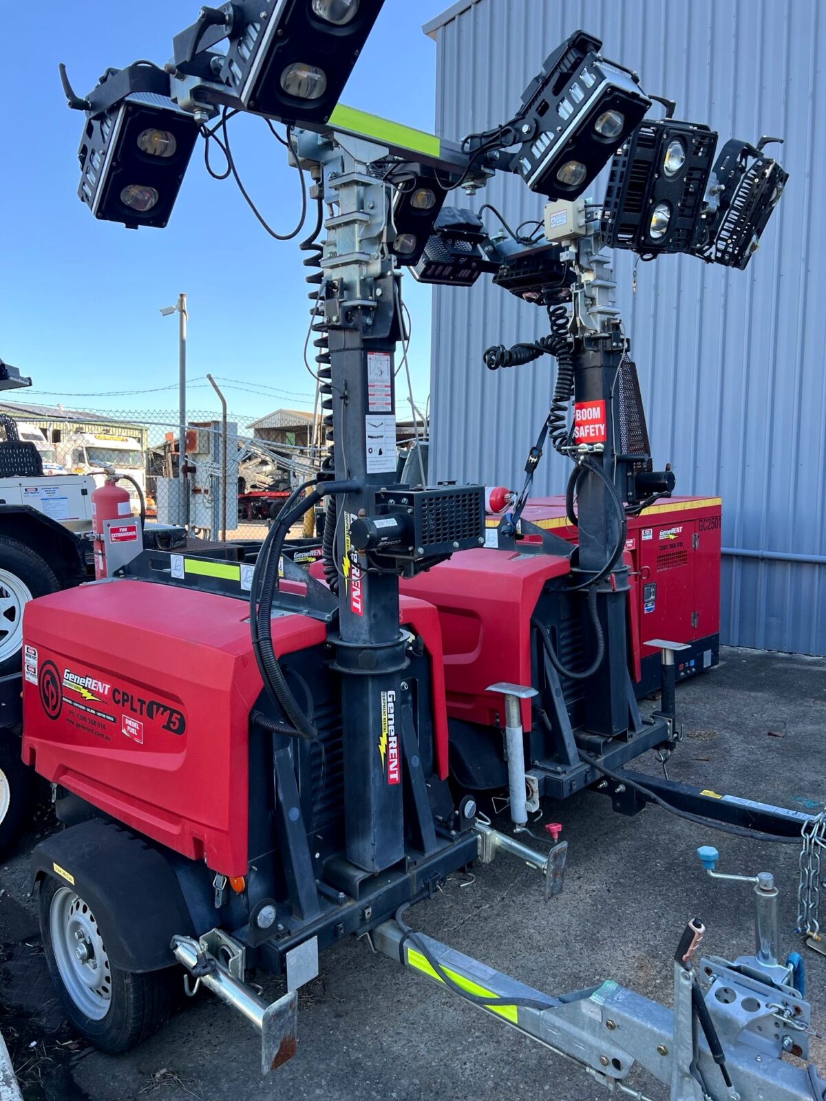 CPLT V15 CP Lighting Tower – Used 6562hrs
