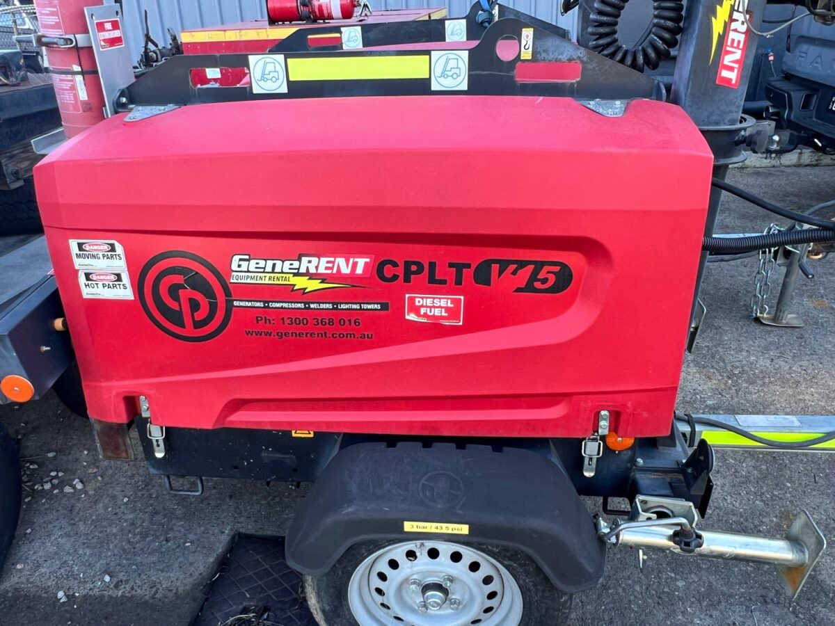 CPLT V15 CP Lighting Tower – Used 6562hrs